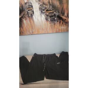 Tapout WWE Men’s Activewear Drawstring Waist Pants Black Size Large